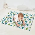 thumbnail image 2 of White Dinosaurs Silhouette Pattern Blanket,Comfortable Soft Flannel Throw Blanket,All Season,Warm Lightweight Blankets for Sofa Bed Couch Living Room Chair,30"x40", 2 of 4