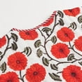 thumbnail image 4 of Économies Automne/hiver! srobpty Veste Matelassée à Manches Longues pour Femmes, Manteau Sans Manches à Imprimé Floral de Rue Mode Personnalité Hiver pour Femmes Rouge, TP, 4 of 4