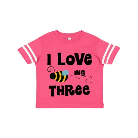 

Inktastic 3rd Birthday Bee Gift Toddler Boy or Toddler Girl T-Shirt