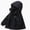 Black, variant on Afuyipoi Girls Hooded Jacket Fleece Lined Waterproof Windbreaker Winter Warm Size 3-15 Pink Size 5T