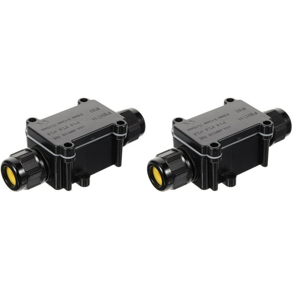 2 Pieces Outdoor Power Strip Weatherproof Waterproof Junction Box