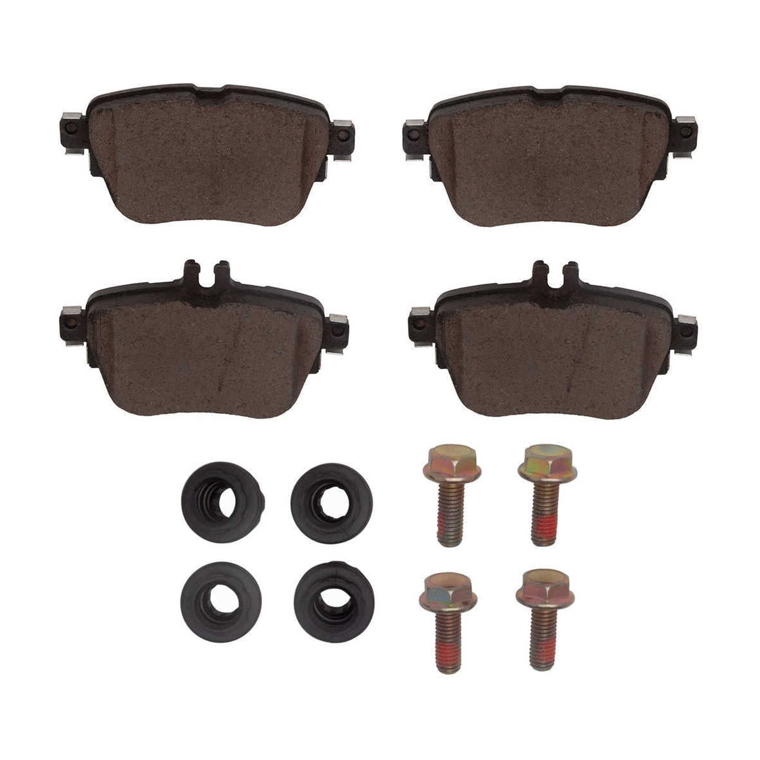 Dynamic Friction Company 1551-2163-01 DFC 5000 Advanced Brake Pads - Ceramic and Hardware Kit - OE