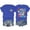 Blue, variant on Women'S Fashion Print Short Sleeve Round Neck Tee, Blue Autism Awareness Casual Daily Wear Soft Comfortable T-Shirt