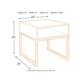 thumbnail image 4 of Ashley Furniture Hirvanton End Table in Warm Brown, 4 of 5