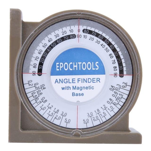 Slope Inclinometer,0-360 Degrees Multifunctional Slope ABS Slope Inclinometer Angle Finder Slope Level Meter Quality You Can Trust