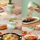 thumbnail image 5 of Juego de cortadora de verduras eléctrica, cortadora de verduras en espiral portátil, herramienta cortadora de frutas multifunción con recipiente y cepillo de limpieza, carga USB, 5 of 5