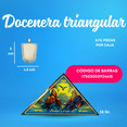 thumbnail image 2 of CAJA VELADORAS DOCENERAS BENDICIÓN DE AÑO NUEVO, TRIANGULAR, 2 of 3