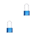 thumbnail image 3 of Riwesomey Cerradura codificada de aleación de Zinc, contraseña de 4 dígitos de Color sólido, casillero de puerta portátil, candado de azul largo 2piezas, 3 of 6