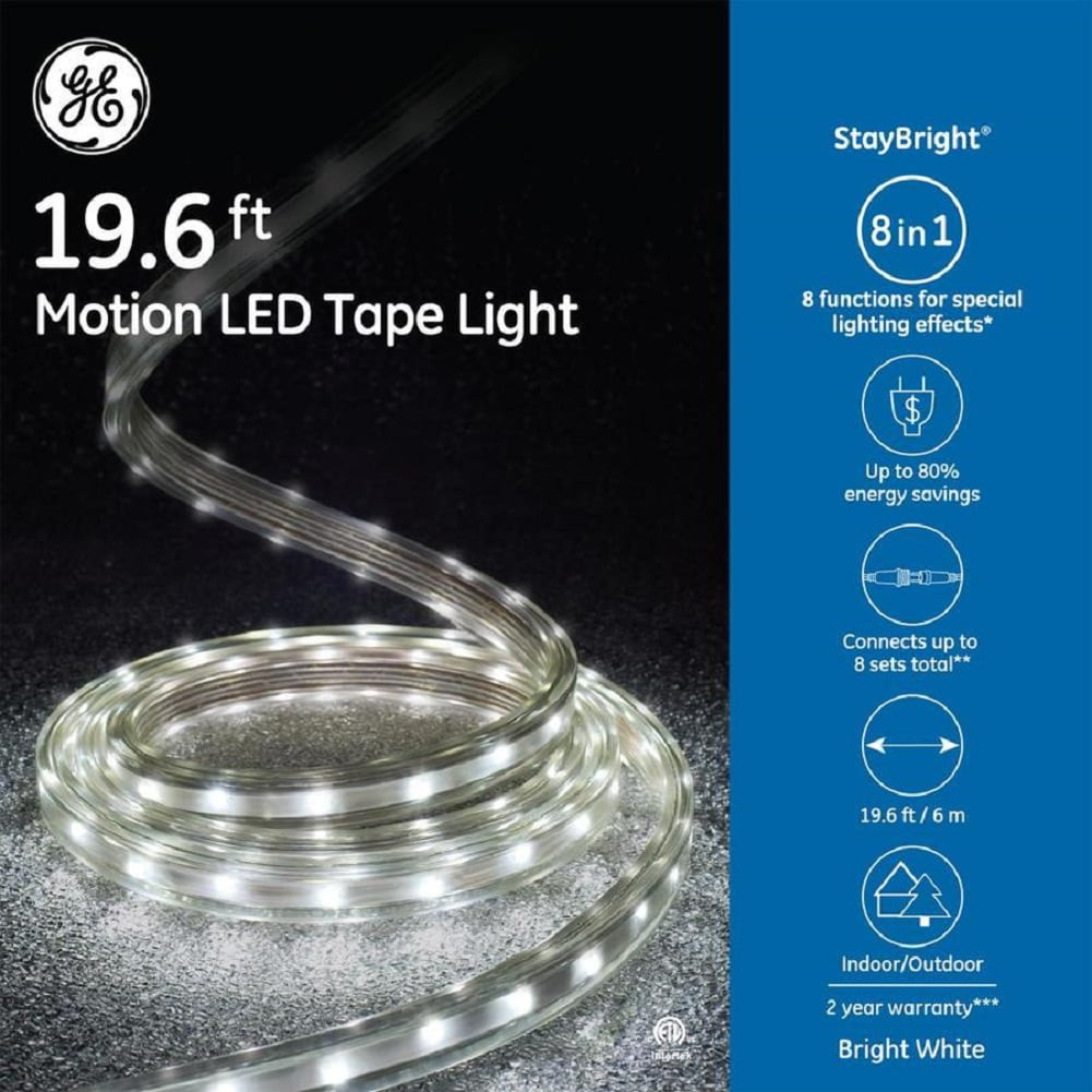 ge staybright led tape lights color effects