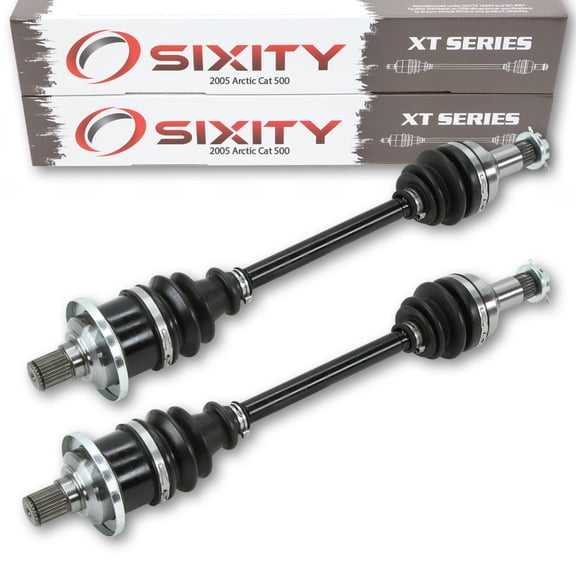 2 pc Sixity XT Rear Left Right Axle compatible with Arctic Cat 500 2005 - FIS 4X4