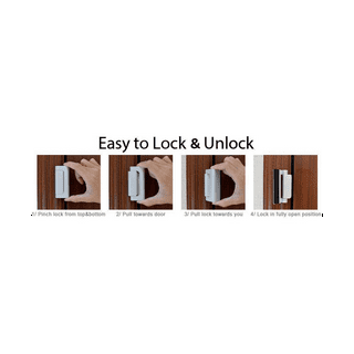 GetUSCart- Door Reinforcement Lock,3 Inch Security Door Lock for