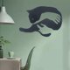 thumbnail image 3 of Gato Metal pared arte decoraciones estatuas colgantes pared esculturas Kitty para Patio dormitorio decoración Zulema Escultura de pared, 3 of 8