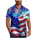 thumbnail image 1 of Mens Casual Botón Arriba Camisas de Manga Corta, Vintage Bowling Cuba Playa Verano, Retro Botón Arriba Camisa, 1 of 7
