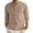Q5-Complexion, variant on Homeyce Mens Long Sleeve Henley Shirts Solid Color with Button Henley Shirts Casual Basic Stand Collar T-Shirt Big and Tall Pullover Tees Tops,Beige 3XL