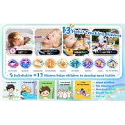PTHTECHUS Smart Watch for Kids 4G Kids Smartwatch Phone Touch Screen Educational Games Pedometer Fitness Alarm Calculator Clock Camera Music Player Suitable for Children Aged 4-10 Years Old