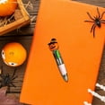 thumbnail image 5 of Portable Halloween Pumpkin Ballpoint Pen,Halloween Classic Pumpkin Pen,Classic Pumpkin Pen,The Cute and Portable Four Color Halloween Pumpkin Ballpoint Pen 1Ml,Pen,Pencil Curler,Random Color, 5 of 9
