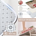 thumbnail image 3 of Snowflake Ball Bathroom Sets with Shower Curtain and Rugs and Accessories, Christmas Red Snowman Shower Curtain Sets, Santa Claus Shower Curtains for Bathroom Decor 4 Pcs, 3 of 8