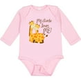 thumbnail image 3 of Inktastic My Auntie Loves Me Boys or Girls Long Sleeve Baby Bodysuit, 3 of 5