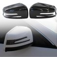 thumbnail image 4 of Rearview Mirror Cover Perfect Matching Glossy Black Rear View Mirror Shell Cap A2128100464 for Mercedes-Benz S E C Class W212 W204 W221 09-13, 4 of 5