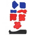 thumbnail image 2 of Kit de 8 espátulas para esparcir sellador de silicona, raspador y removedor de masilla, herramientas manuales, 2 of 14