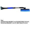 thumbnail image 3 of Ice Scraper Car Snow Brush Car Snow Removal Tools 2-in-1 Car Window Squeegee Extendable Ice Cleaning Tool Windshield Snow Shovel Removal for Winter Frost Defrosting Blue, 3 of 8