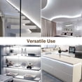 thumbnail image 2 of Under Cabinet Lights, LED Strip Lights with Remote Control, Dimmable for Closet, Shelf, TV Back, Under Counter Lights For Kitchen, 26.3ft,White, 2 of 11