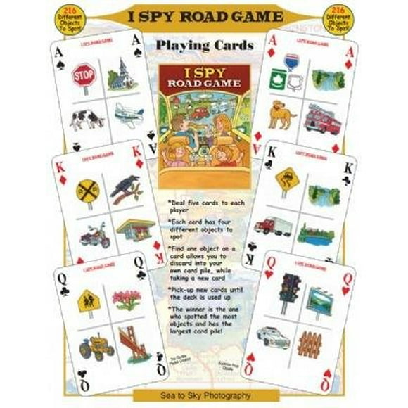 I Spy Road Game - Playing Cards (Printed in USA)