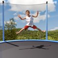 thumbnail image 4 of Gymax Trampoline Combo de 15 Pi Lit de Saut Trampoline avec Filet d'Enceinte Échelle, 4 of 10