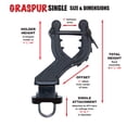 thumbnail image 2 of Graspur Single ATV Gun & Bow Rack - Model ATV1, 2 of 5