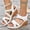 #0145-White, variant on Women's Perforated Espadrille Flats, Slip On Low Top Shoes with Jute Rope Sole, Suede Soft Bottom Casual Sneakers, Versatile Vintage Design for Spring Summer Daily Gift