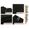 thumbnail image 5 of Fantaslook Pajamas Sets for Women Casual Lounge Set Long Sleeve Two Piece Set Buttom Down Shirts and Pants with Pockets Oufits, 5 of 10
