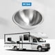 thumbnail image 3 of Fregadero De Baño De Cocina Para Vehículos Recreativos, Fregadero Redondo Para Autocaravanas, Superficie Lisa De 12 Pulgadas, Acero Inoxidable 304, A Prueba De Deformación, Gran, 3 of 7