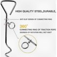 thumbnail image 3 of Heavy Duty Dog Tie Out Cable with Spring and Stake for Medium to Large Dogs Up to 125 lbs, Ideal for Yard, Camping and Outdoor Activities, 3 of 5