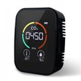 thumbnail image 1 of Medidor de CO2 multifuncional 3 en 1 Probador de humedad de temperatura digital Monitor de Tomshoo 3 en 1, 1 of 6