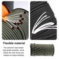 thumbnail image 4 of Worallymy Camping Paracord Cuerda Hamaca al aire libre Cuerda de paracaídas 550 DIY Pulsera Artesanía 100m Cordón Accesorios para mochileros, Camuflaje 1 Worallymy JD735794945, 4 of 7