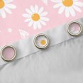 thumbnail image 5 of Homewish Girly Pink Cartoon Black Out Curtains, Groovy Daisy Floral Curtains Pack of 2 (42x63 Each), Teens Kids Girls Bedroom Curtains, Black Out Curtains Room Decor, 5 of 7