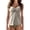 Khaki, variant on BRGZLK Womens Tankini Swimsuit Bathing Suit Modest 2 Piece Ruffle V Neck Swim Tank Top with High Waisted Bottom Swimwear Set