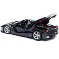thumbnail image 3 of Ferrari LaFerrari F70 Aperta Black 1/24 Diecast Model Car by Bburago, 3 of 3
