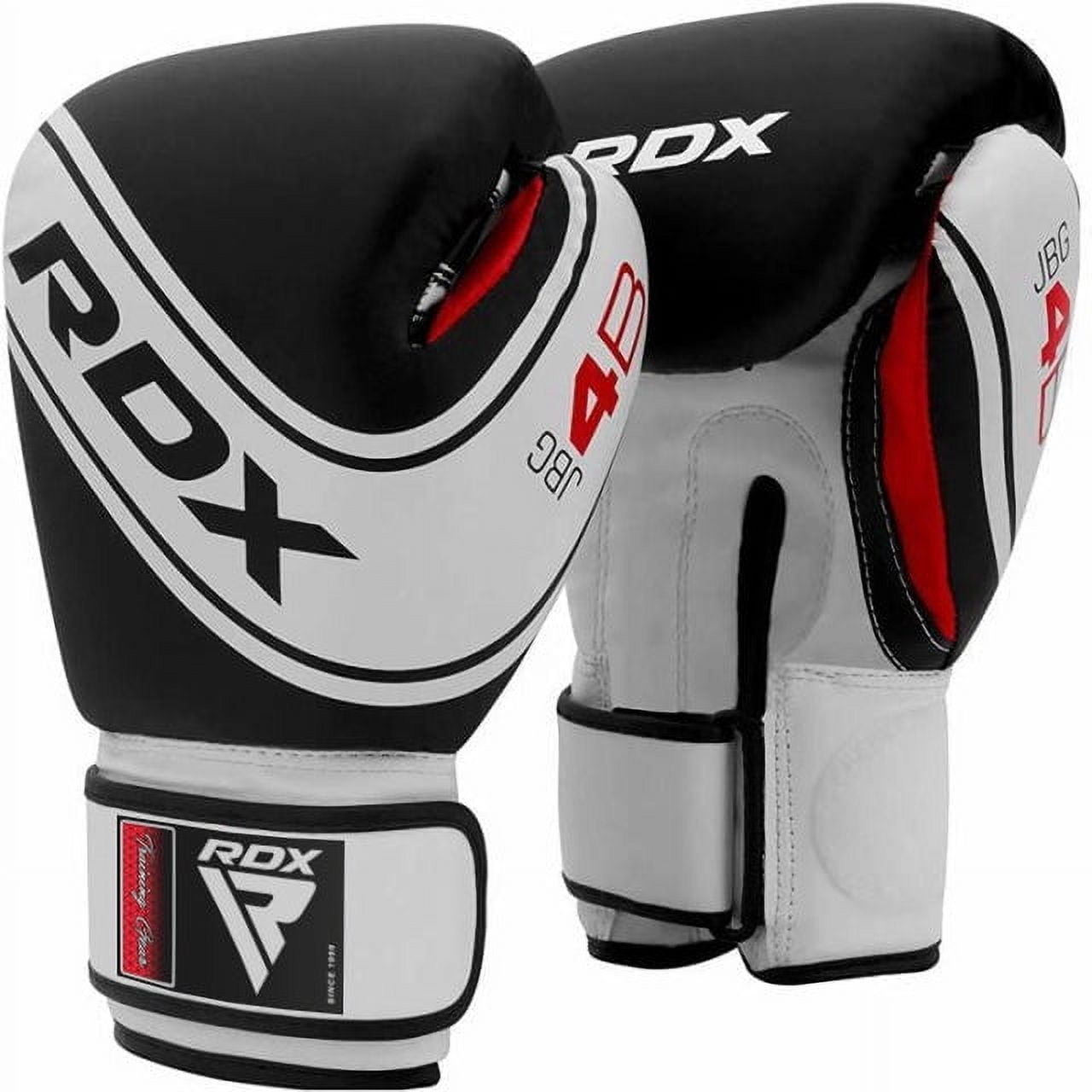 RDX Kids Punching Bag with Boxing Gloves - 2ft Unfilled Leather Bag for Boxing, Kickboxing, MMA, Muay Thai & Karate Training