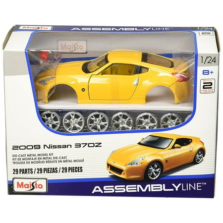 Authentic Models Ships Bell 1:24 Scale Assembly Line 2009 Nissan 370Z Diecast Model Kit, Authentic 1:24-1:27 scale model kit By Maisto Ship from US ()