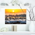 thumbnail image 1 of Sunrise Giving Color for Sea Waters - Seascape Canvas Art Print, 1 of 3