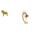 thumbnail image 1 of Adorno De Bailarina De Ballet Sueco De Caballo Dala, Escultura De Bailarina De Caballo Dalecarlian Coleccionable, Figura De Animal De Resina, Arte Para Estantería, Entrada, Armario, Hogar,, 1 of 8