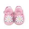 thumbnail image 4 of Tigivemen Infant Baby Girls Summer Sandals Newborn Soft Sole Walking Dressy Shoes Multicolour Size 4, 4 of 7