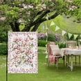thumbnail image 6 of Pink White Magnolia House Flag 28 x 40 Inches, Spring Floral Leaf Botanical Weather Proof Outdoor Patio Flags Double Sided Small House Decoration for Yard Lawn Outside Home, 6 of 9
