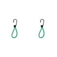 thumbnail image 1 of Justharion 2pcs Tent Elastic Rope Wear-resistant Camping Fastener Stretch Ropes Green 2Set, 1 of 6