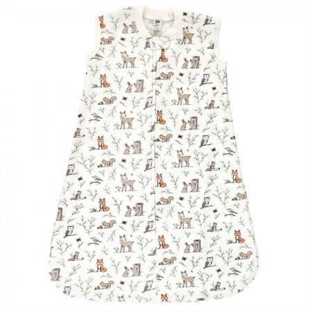 UPC: 0660168595642 | Hudson Baby Infant Girl Premium Quilted Sleeveless Sleeping Bag and Wearable Blanket Enchanted Forest 12-18 Months