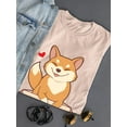 thumbnail image 3 of Cute Shiba Inu In Box T-Shirt Women -Image by Shutterstock, Female 3X-Large, 3 of 4