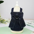 thumbnail image 5 of Dog Dress, Outfit Dog Party Dress, Cute Denim Dog Skirt Soft and Breathable, Dog Princess Dress for Small Medium Dog, 5 of 8