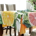 thumbnail image 5 of Yayeee Tablecloths 54" x 54" Rectangle Wrinkle Resistant Party Table Cover, Candy Grapefruit, 5 of 8