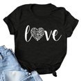 thumbnail image 2 of Gibobby Playera de Verano para Mujer Camisa mujer manga corta casual con estilo top camisas(Negro,XL), 2 of 5